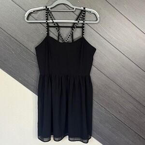LoveMarks Strappy Chest w/‎ Beading Mini Dress